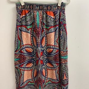 Maeve Geoda Wrap Silk Long Skirt Pattern